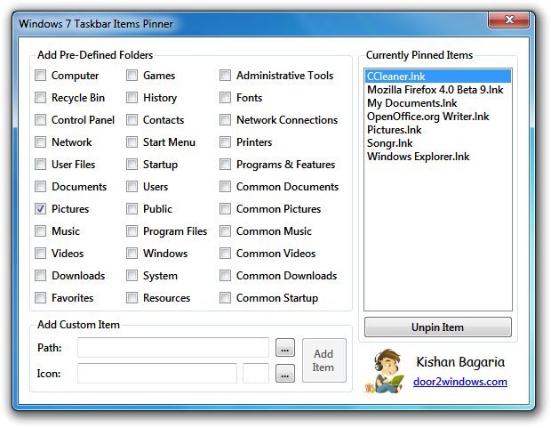 Document Folder Icon Windows 7 Task Bar
